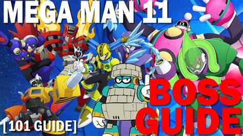 mega man 11 boss weaknesses|Boss order and weaknesses in Mega Man 11 .